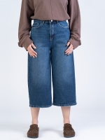 شلوار جین کراپ واید لگ قد 85 کد 22486 - Image 2