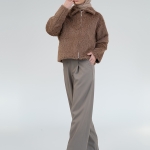 شلوار پارچه ای واید لگ قد 110 گاباردین کد 2500