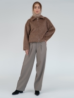 شلوار پارچه ای واید لگ قد 110 گاباردین کد 2500 - Image 3