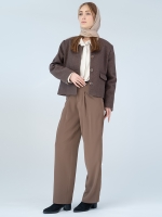 شلوار پارچه ای واید لگ قد 110 گلکسی کد 2527 - Image 2