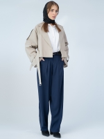 شلوار پارچه ای واید لگ قد 110 گلکسی کد 2533 - Image 6