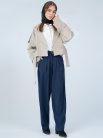 شلوار پارچه ای واید لگ قد 110 گلکسی کد 2533 - Image 2