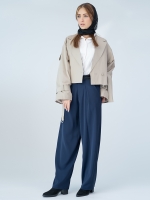 شلوار پارچه ای واید لگ قد 110 گلکسی کد 2533 - Image 3