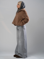 شلوار جین فول بگ قد 110 طوسی کد 20333 - Image 3