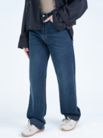 شلوار جین رگولار قد 115 دمپا کات کد 20378 - Image 3