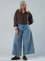 شلوار جین فول بگ قد 90 کد 20547