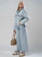 شلوار جین فول بگ قد 90 کد 20623 - Image 2