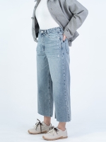 شلوار جین بگ قد 80 دمپا کات قد 21551