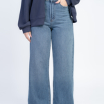 شلوار جین بگ قد 115 دمپا کات کد 21725