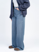 شلوار جین بگ قد 115 دمپا کات کد 21725 - Image 3