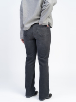 شلوار جین فلر قد 110 مشکی کم کش کد 21889 - Image 2