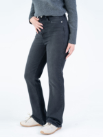 شلوار جین فلر قد 110 مشکی کم کش کد 21890 - Image 3