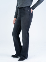 شلوار جین فلر قد 110 مشکی کم کش کد 21893 - Image 3