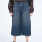 شلوار جین کراپ واید لگ قد 85 کد 21922