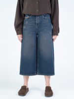 شلوار جین کراپ واید لگ قد 85 کد 21922