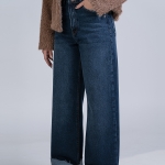 شلوار جین بگ قد 115 دمپا کات کد 22083