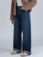 شلوار جین بگ قد 115 دمپا کات کد 22083