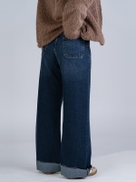 شلوار جین بگ قد 115 دمپا کات کد 22083 - Image 2