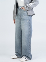 شلوار جین بگ قد 110 کد 22367 - Image 3