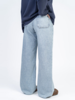 شلوار جین بگ قد 115 دمپا کات کد 22381 - Image 2