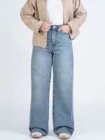 شلوار جین بگ قد 115 دمپا کات کد 22382 - Image 3