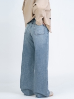 شلوار جین بگ قد 115 دمپا کات کد 22382 - Image 2