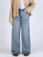 شلوار جین بگ قد 115 دمپا کات کد 22384 - Image 3