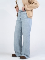 شلوار جین بگ قد 115 دمپا کات کد 22388