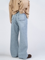 شلوار جین بگ قد 115 دمپا کات کد 22388 - Image 2