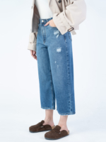 شلوار جین بگ قد 90 کد 22452