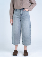 شلوار جین کراپ بالن قد 90 کد 22474