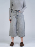 شلوار جین کراپ واید لگ قد 85 کد 22482 - Image 2