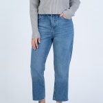 شلوار جین استریت قد 90 دمپا کات کد 22492