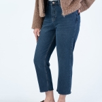 شلوار جین استریت قد 90 دمپا کات کد 22493