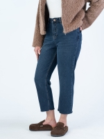 شلوار جین استریت قد 90 دمپا کات کد 22493