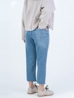 شلوار جین استریت قد 90 دمپا کات کد 22496 - Image 2