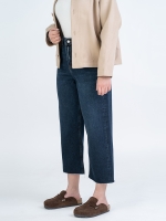 شلوار جین رگولار قد 90 دمپا کات کد 22518