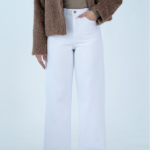 شلوار کتان بگ قد 110 سفید کد 22529