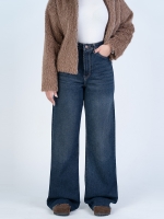 شلوار جین بگ قد 115 دمپا کات کد 22546 - Image 3