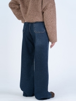 شلوار جین بگ قد 115 دمپا کات کد 22546 - Image 2