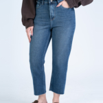 شلوار جین استریت قد 90 دمپا کات کد 22558