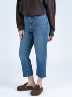 شلوار جین استریت قد 90 دمپا کات کد 22559 - Image 4