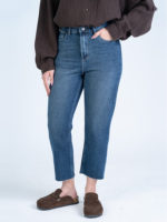 شلوار جین استریت قد 90 دمپا کات کد 22559