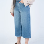 شلوار جین کراپ واید لگ قد 85 کد 22564