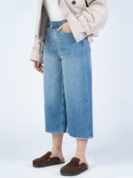 شلوار جین کراپ واید لگ قد 85 کد 22564