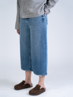 شلوار جین کراپ واید لگ قد 85 کد 22565 - Image 2