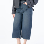 شلوار جین کراپ واید لگ قد 85 کد 22567