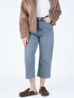 شلوار جین رگولار قد 90 دمپا کات کد 22597