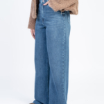 شلوار جین بگ قد 115 دمپا کات کد 22603