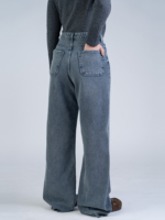شلوار جین بگ قد 115 دمپا کات کد 22604 - Image 2